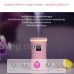 230ML USB Humidifiers Mini Ultrasonic with Cool Mist LED Night Light Portable Travel Mini Humidifier for Car Home Office (Pink) - B0744PBQFK